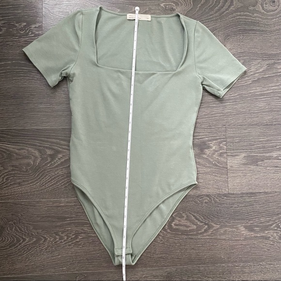 Oak + Fort green cotton bodysuit - Picture 4 of 5
